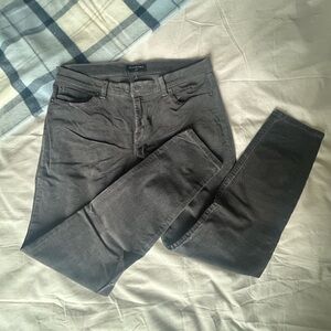 Banana Republic Charcoal Skinny Corduroy Pants